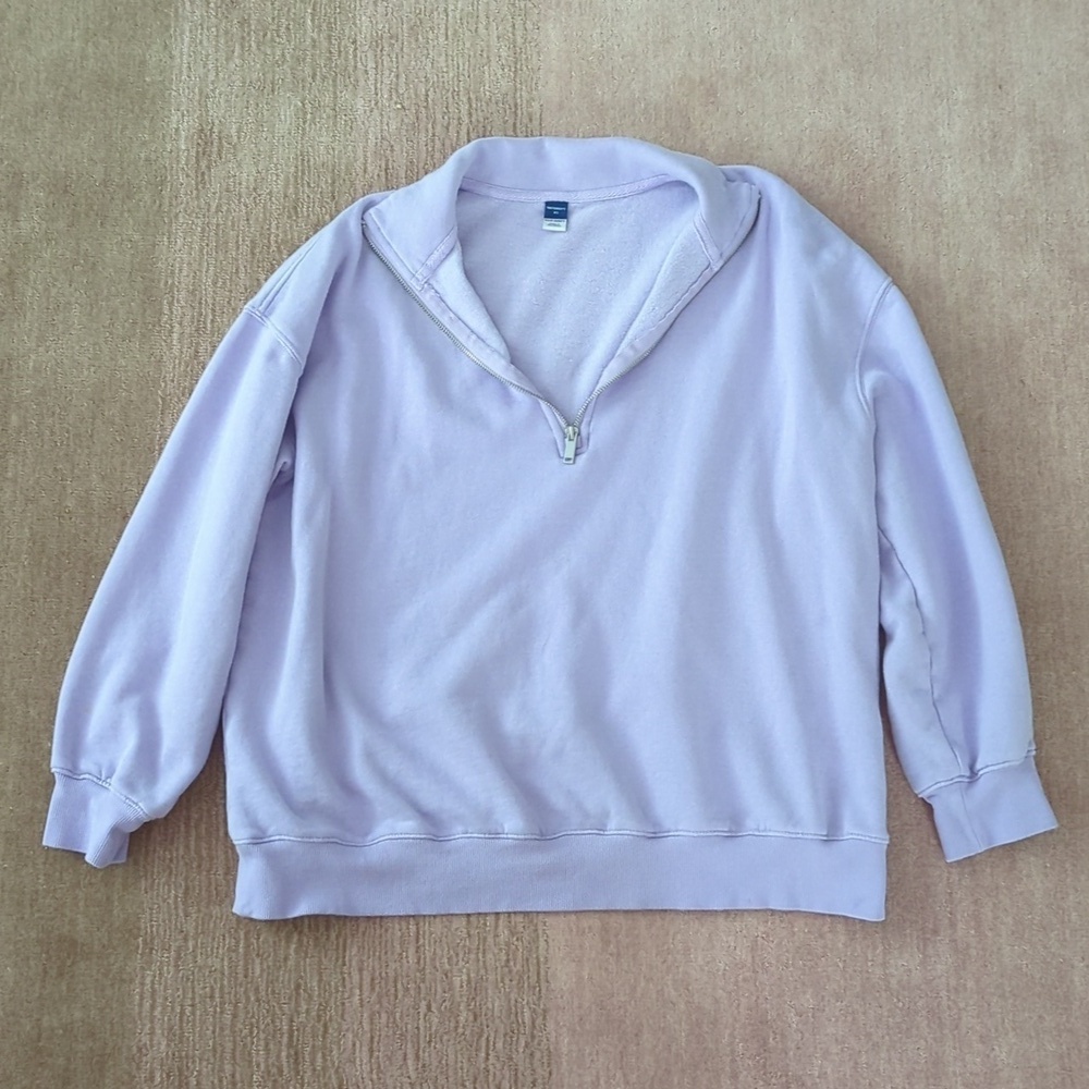 Old Navy XS Maternity 1/2-Zip Pullover - Picture 4 of 5
